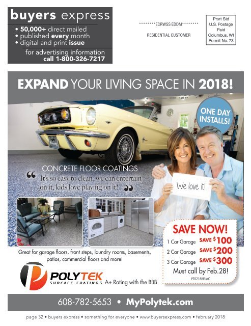 Buyers Express - La Crosse Edition - February 2018