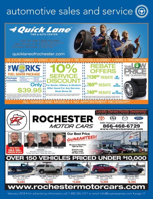 Buyers Express - Rochester Edition - February 2018