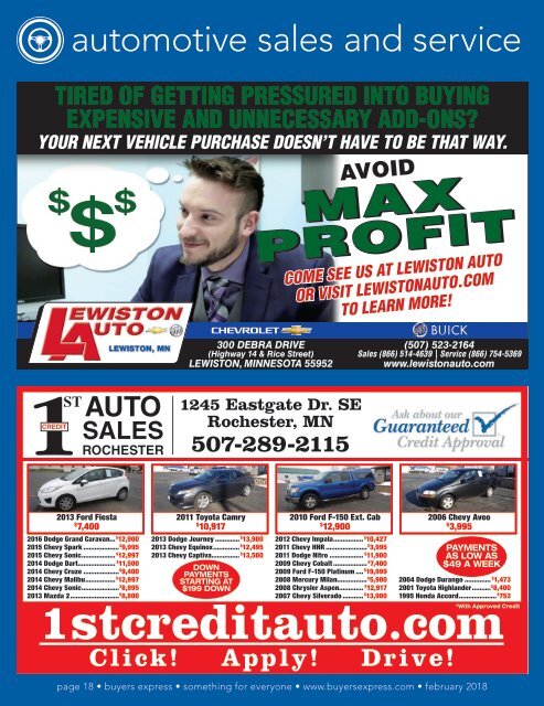 Buyers Express - Rochester Edition - February 2018