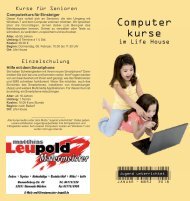 Computer Kurse im Life House 2018