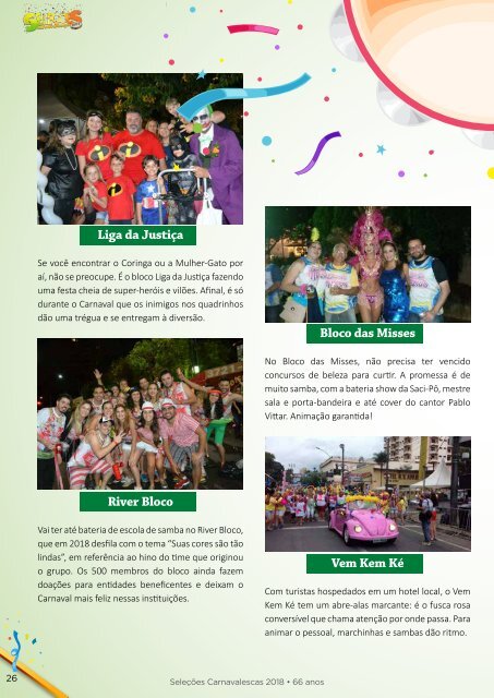 Revista Seleções Carnavalescas 2018