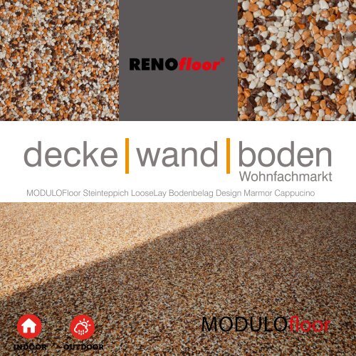 RenoFloor MODULOFloor Marmor Cappucino