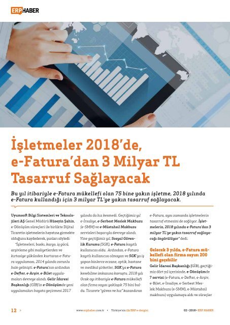 ERP HABER Dergisi Şubat 2018 Sayısı