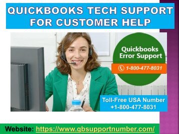 Get Instant Services by QuickBooks Customer Service +1-800-477-8031