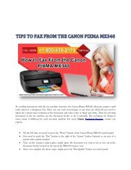 Tips to Fax from the Canon PIXMA MX340