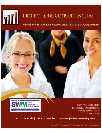2016-2017 Training and Management Catalog_Projections Consulting Inc