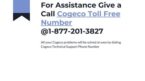 cogeco toll free number