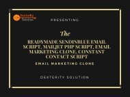 Readymade SendinBlue Email Script, Mailjet php script, Email marketing clone, Constant Contact script