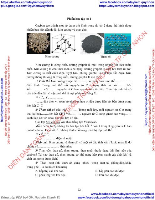 Thiết kế và sử dụng hệ thống bài tập Hóa học 11 phần phi kim tiếp cận PISA theo định hướng phát triển năng lực cho học sinh