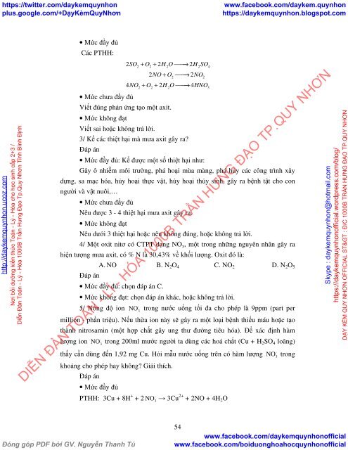 Thiết kế và sử dụng hệ thống bài tập Hóa học 11 phần phi kim tiếp cận PISA theo định hướng phát triển năng lực cho học sinh