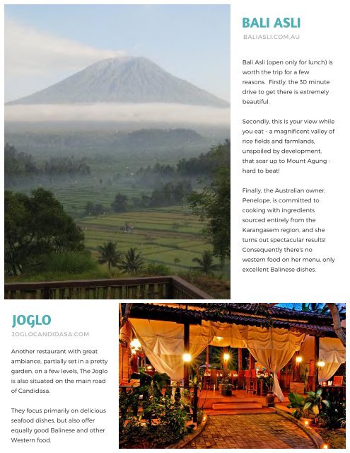 Our Insiders Guide to Candidasa & Eastern Bali