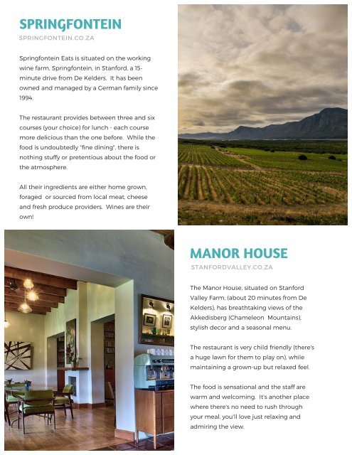 Our Insiders Guide to De Kelders & The Overberg