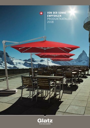 Von der Sonne empfohlen - Glatz Produktkatalog 2018