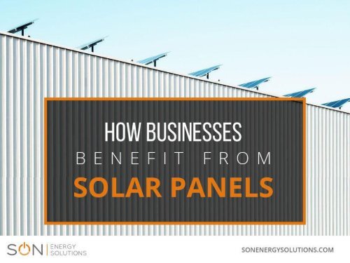 The Goodness of Solar Energy Solutions in Perth for Business