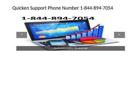 Quicken Toll Free Number 1-844-894-7054