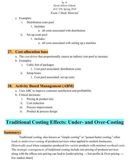 (WIP) ACC 350 Exam 1 Study Material