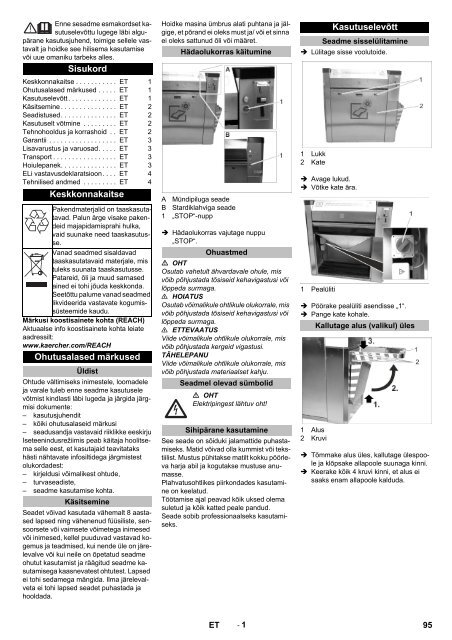 Karcher MA 80 - manuals