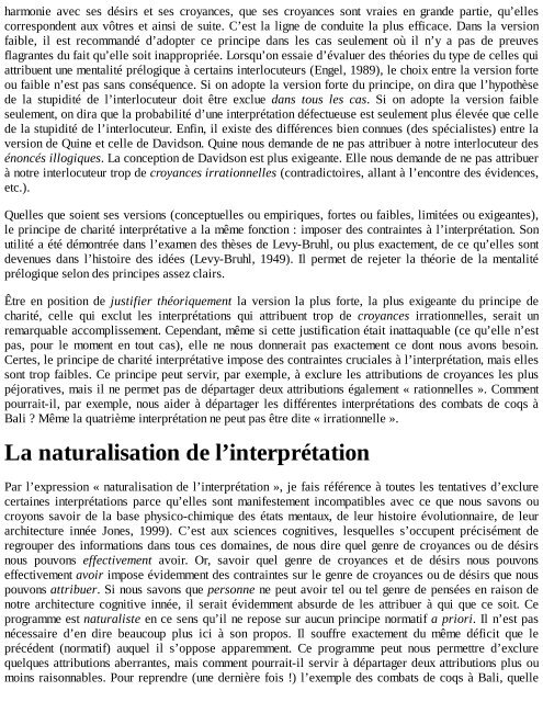 Epistemologie des sciences sociales