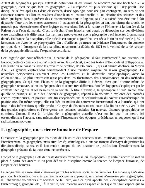 Epistemologie des sciences sociales