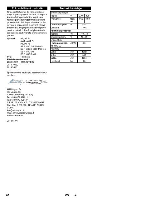 Karcher MA 80 - manuals