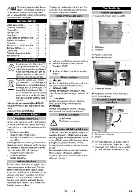 Karcher MA 80 - manuals