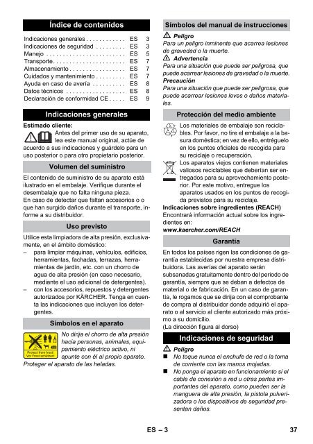 Karcher K 2 Basic - manuals