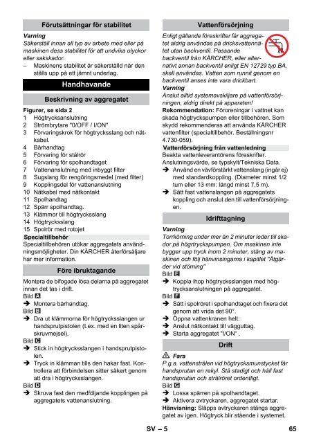 Karcher K 2 Basic - manuals