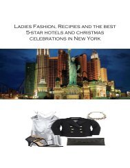 Ladies fashion, recipies and the best christmas celebrations and hotels in new york