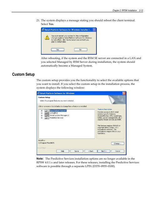 Retail Platform Software for Windows User&#039;s Guide