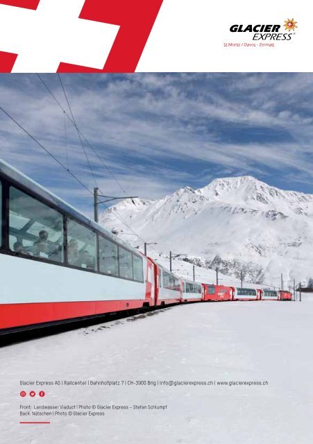 Glacier Express Image Broschüre europäische Sprachen 