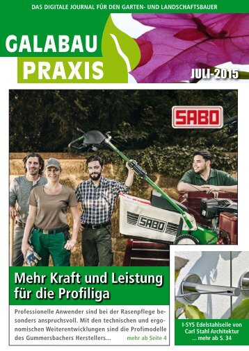 GALABAU PRAXIS Juli 2015