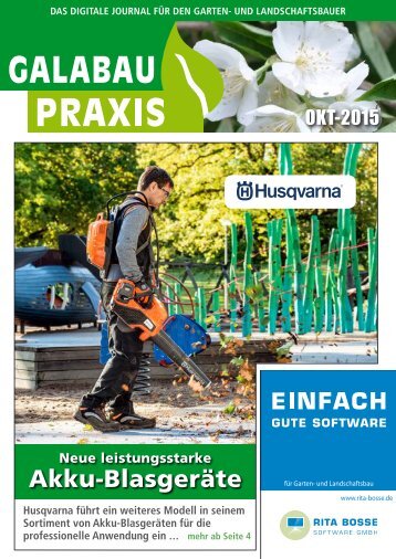 GALABAU PRAXIS Oktober 2015