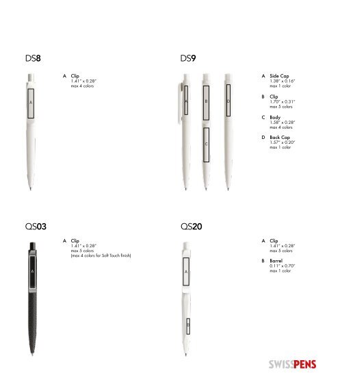 Swiss Pens - Promotional Pens Catalogue