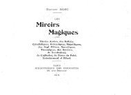 Les miroirs magiques