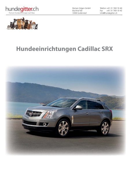 Cadillac_SRX_Hundeeinrichtungen