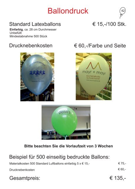 Ballonwelt Katalog 