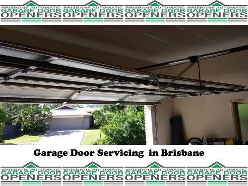 Garage Door Spring Servicing  in Brisbane