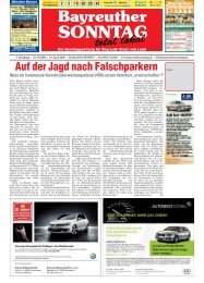 Auf der Jagd nach Falschparkern - Bayreuther Sonntag