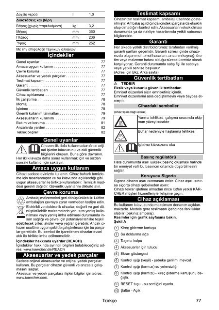 Karcher SC 3 EasyFix - manuals