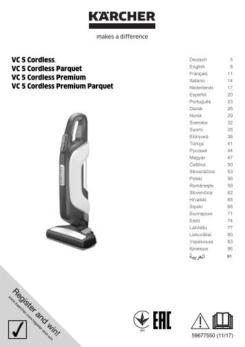 Karcher VC 5 Cordless - manuals