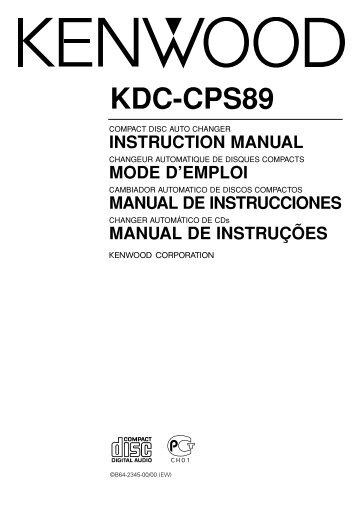 Kenwood KDC-CPS89 - Car Electronics "English, French, Spanish, Portugal" ()