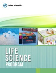 Fisher Scientific Life Sciences Program