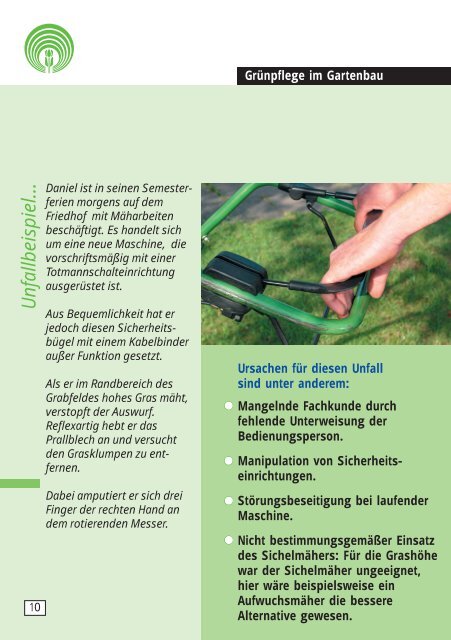 Grünpflege im Gartenbau - GBG 15