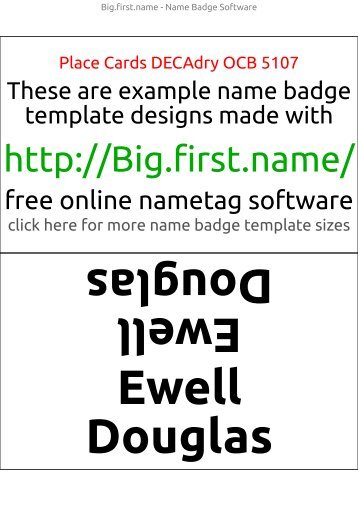 decadry templates