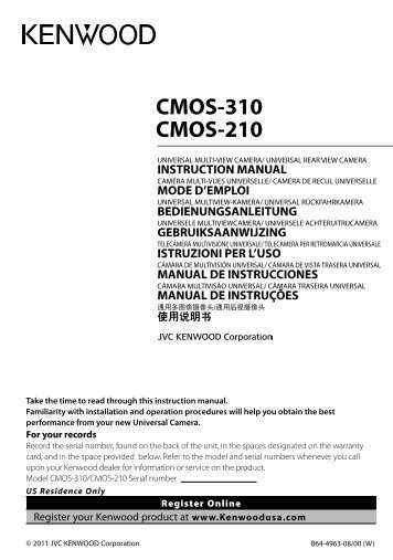Kenwood CMOS-210 - Car Electronics "English, French, German, Dutch, Italian, Spanish, Portugal, Taiwan" ()