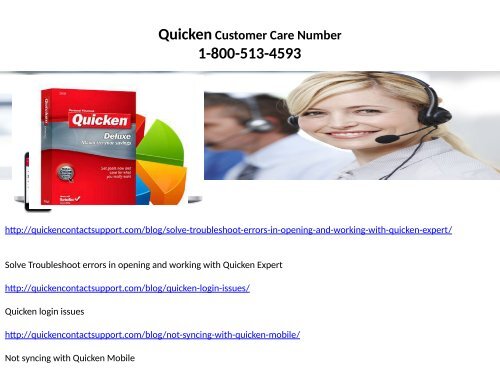 Quicken 2016 for Mac1-888-519-5185