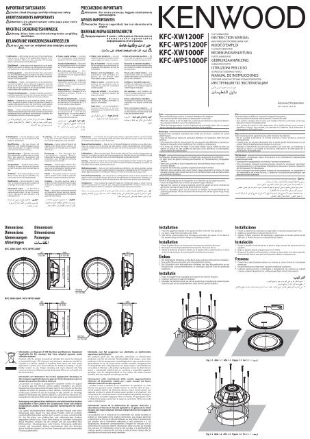 kenwood wps1200f