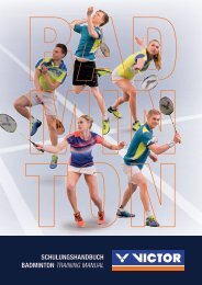 VICTOR Badmintonlektüre  / Badminton manual 