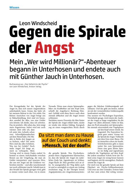 Erfolg Magazin, Ausgabe 2/2017