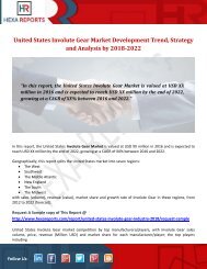 United States Involute Gear Market Development Trend, Strategy and Analysis by 2018-2022